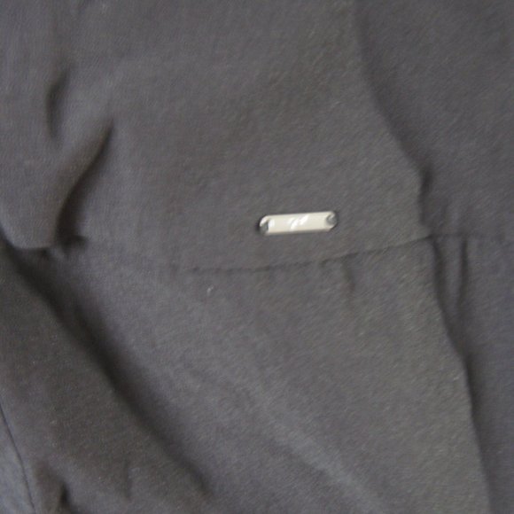 Black Full Length Up Pants - Picture 4 of 5